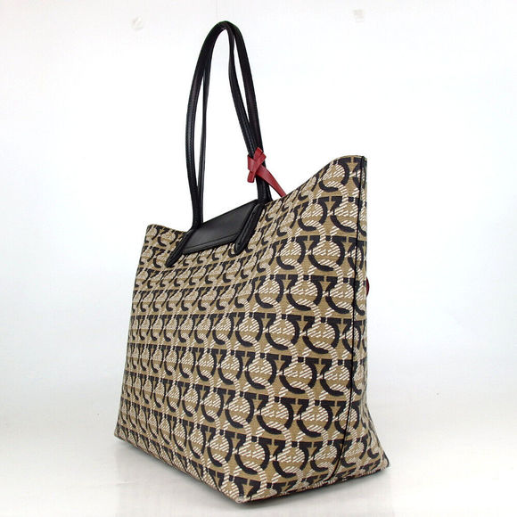 Auth Salvatore Ferragamo Gancini Tote #88504S11 - Picture 4 of 12
